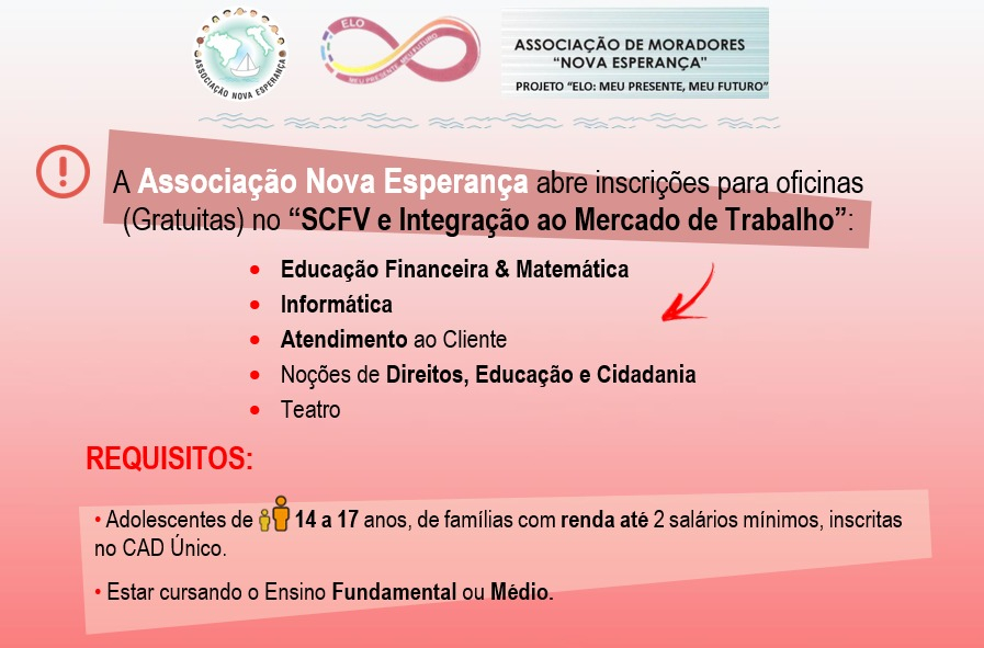 Inscrições Abertas 